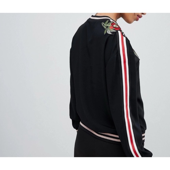 TED BAKER Maddeyy Embroidered Trim Sweater Black | 4 - Picture 3 of 11